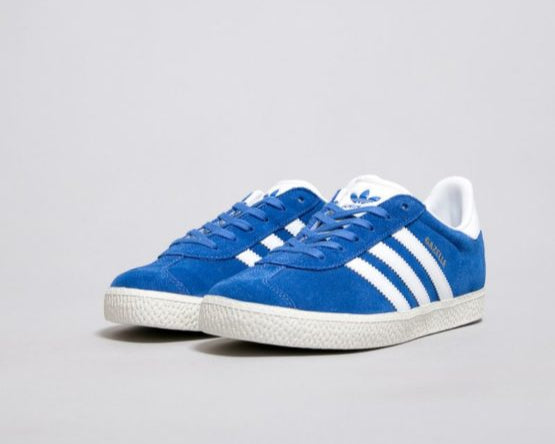 Adidas Gazelle Blue White Gold (Enfant)