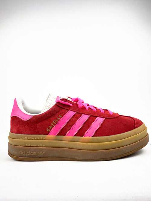 Adidas Gazelle Bold Collegiate Red Lucid Pink (Taille 38)