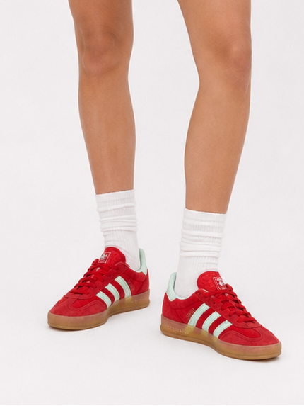 Adidas Gazelle Indoor Better Scarlet Hazy Green