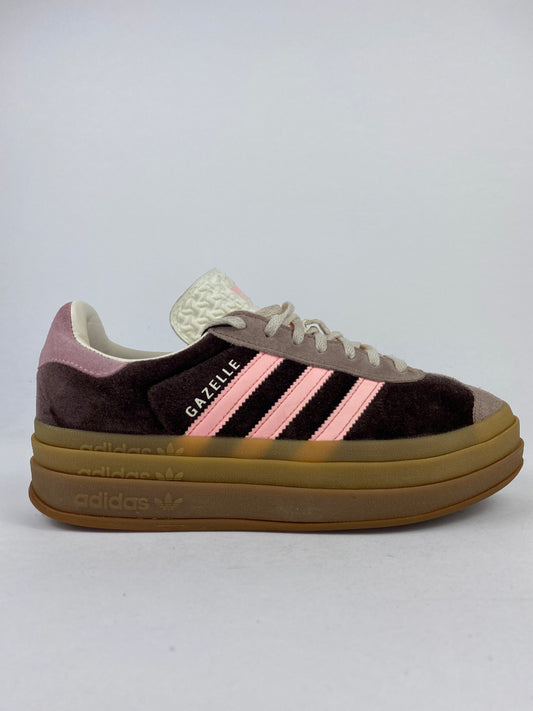 adidas Gazelle Bold Shadow Brown Warm Clay Glow Pink (Taille 38 2/3)