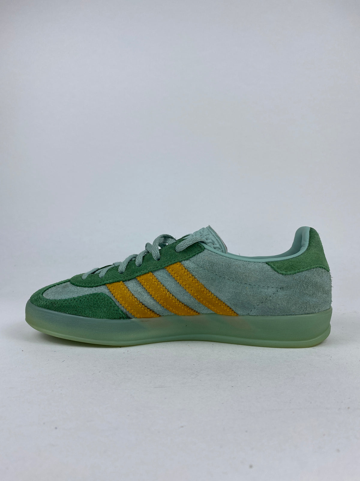adidas Gazelle Indoor Hazy Green Crew Yellow (Taille 38)