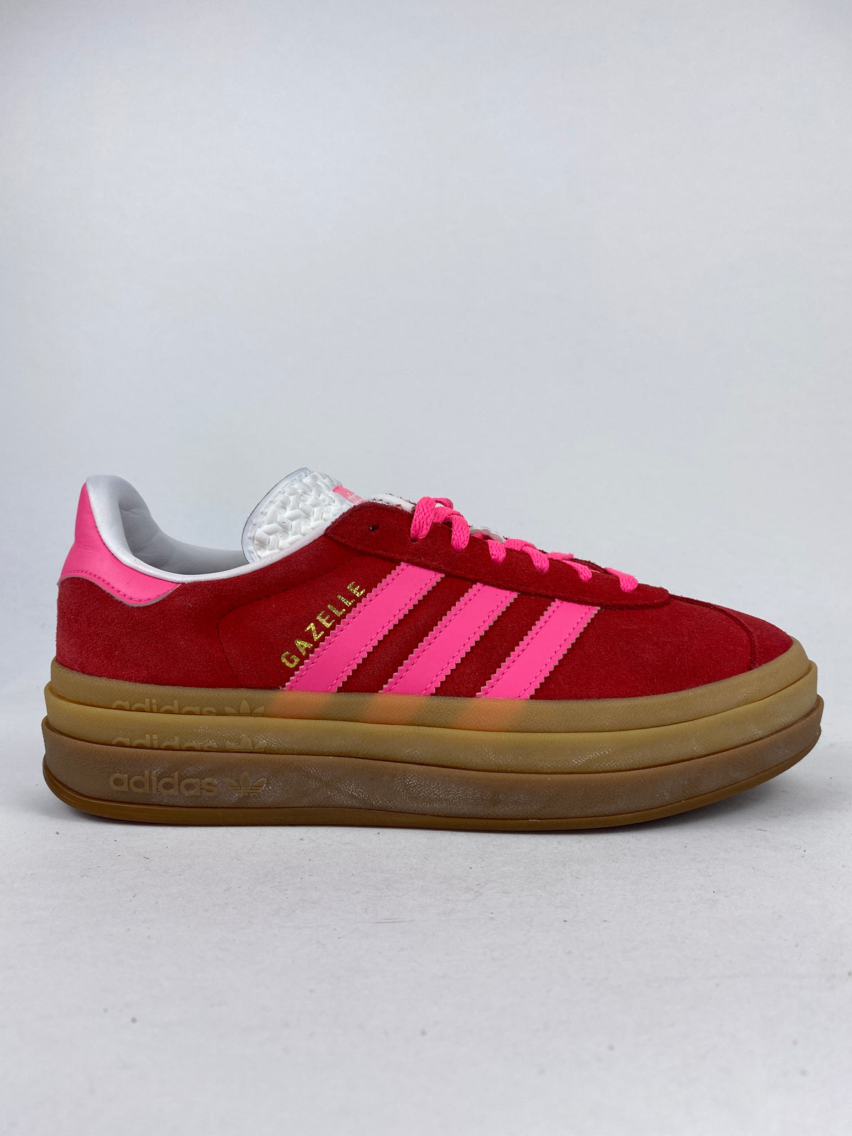 adidas Gazelle Bold Collegiate Red Lucid Pink (Taille 40 2/3)