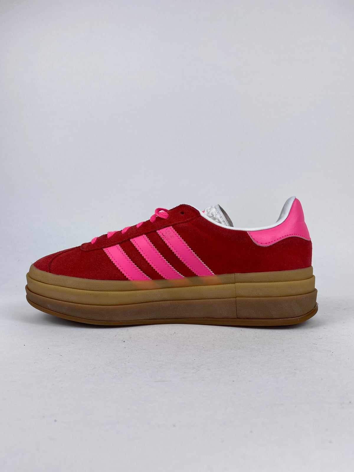 adidas Gazelle Bold Collegiate Red Lucid Pink (Taille 40 2/3)