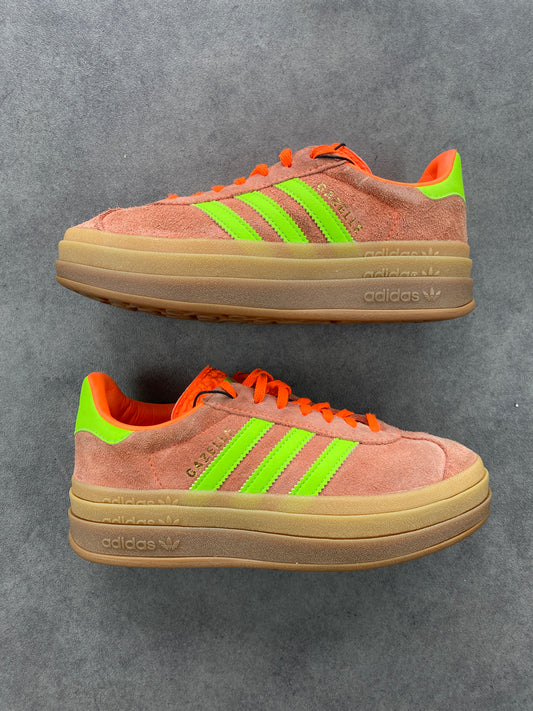 Adidas Gazelle Bold Solar Orange Solar Green