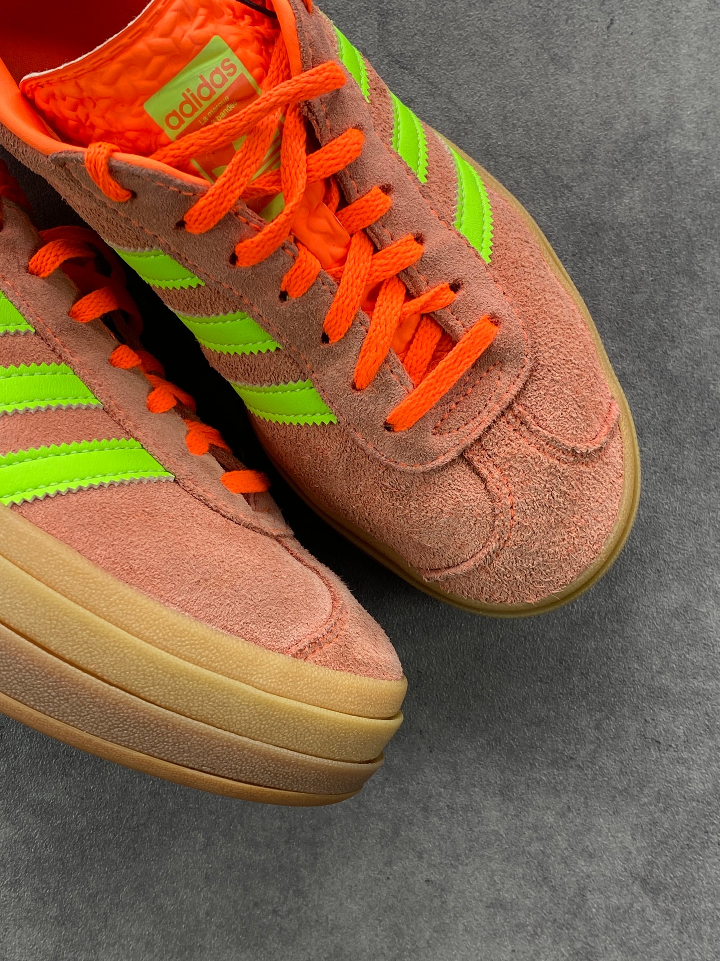 Adidas Gazelle Bold Solar Orange Solar Green