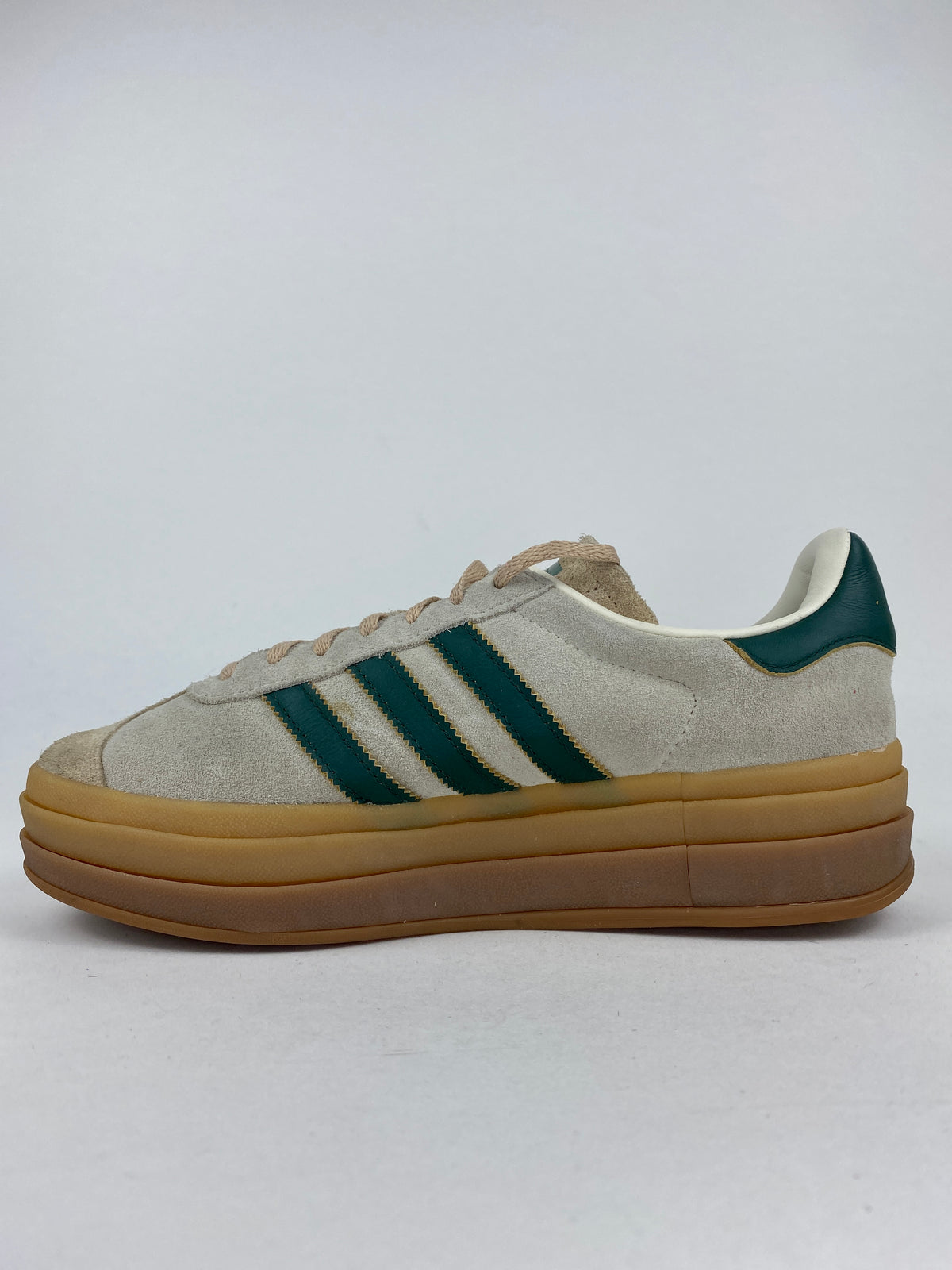 adidas Gazelle Bold Magic Beige Collegiate Green (Taille 41,5)