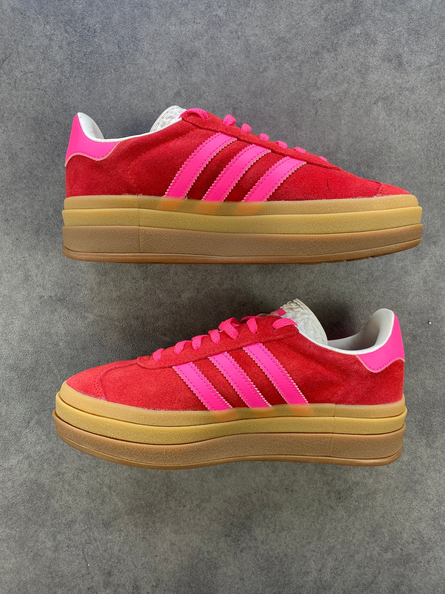 Adidas Gazelle Bold Collegiate Red Lucid Pink