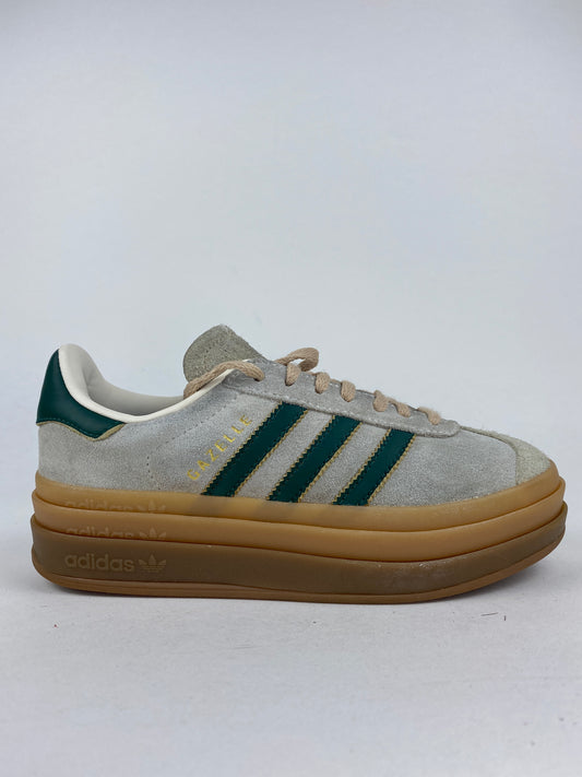 adidas Gazelle Bold Magic Beige Collegiate Green (Taille 37 1/3)