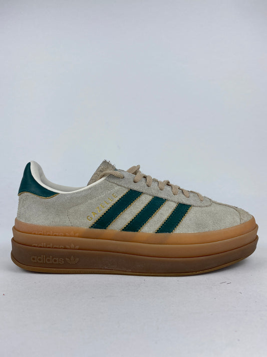 adidas Gazelle Bold Magic Beige Collegiate Green (Taille 37 1/3)