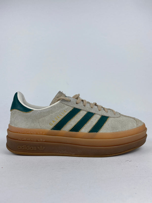 adidas Gazelle Bold Magic Beige Collegiate Green