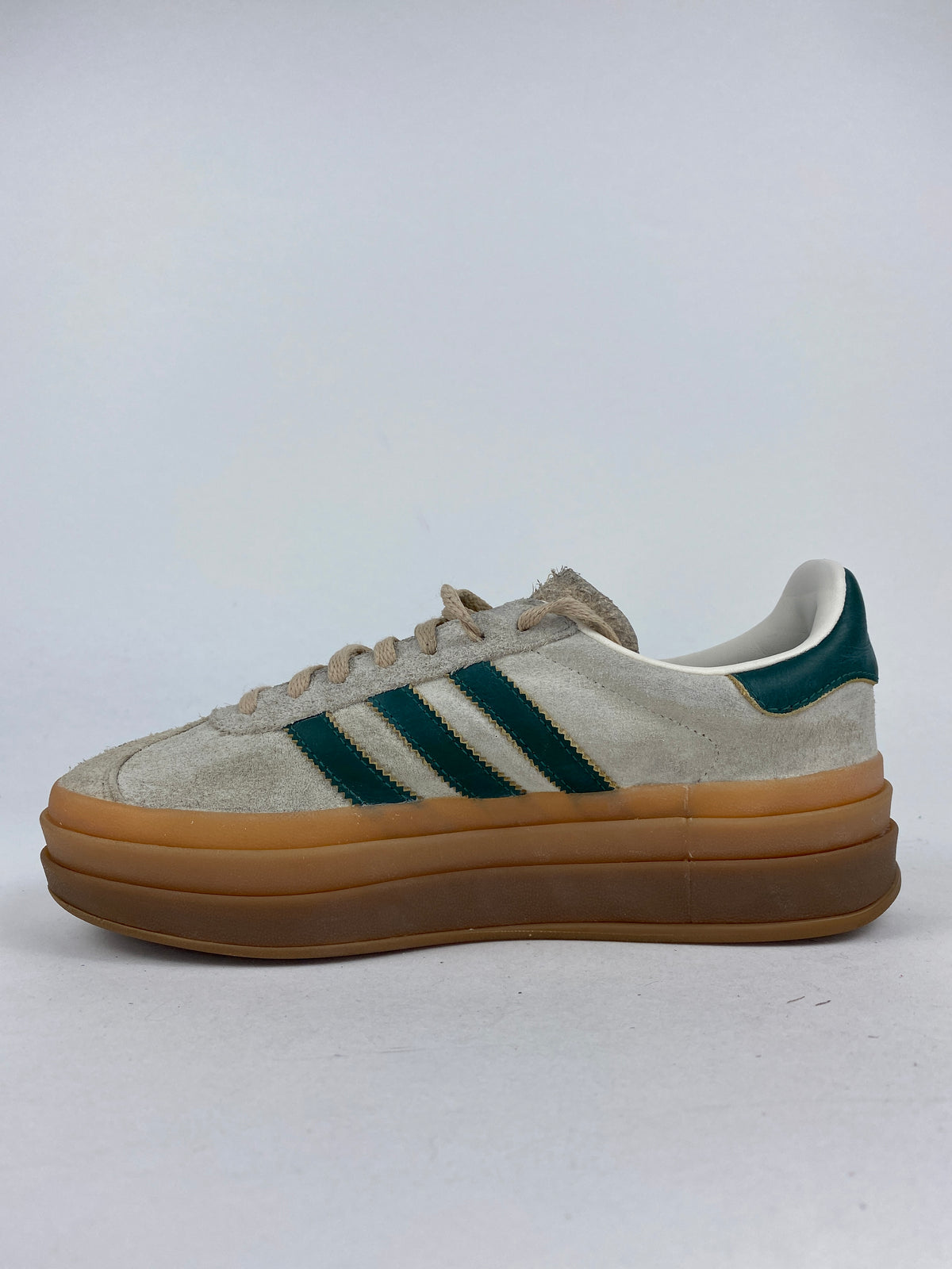 adidas Gazelle Bold Magic Beige Collegiate Green (Taille 37 1/3)