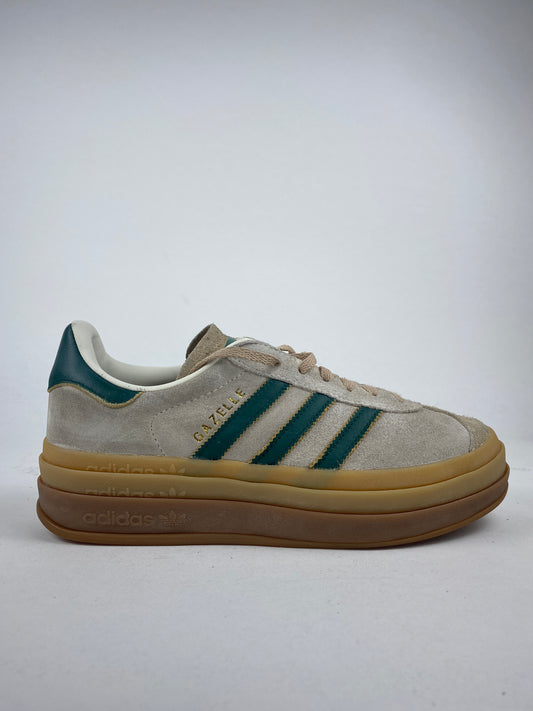 adidas Gazelle Bold Magic Beige Collegiate Green (Taille 38 2/3)