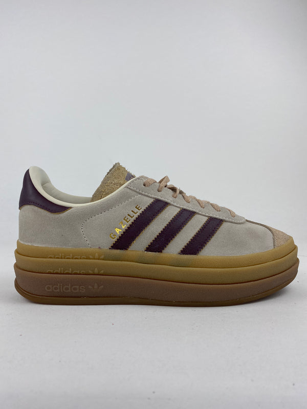 adidas Gazelle Bold Cream White Maroon