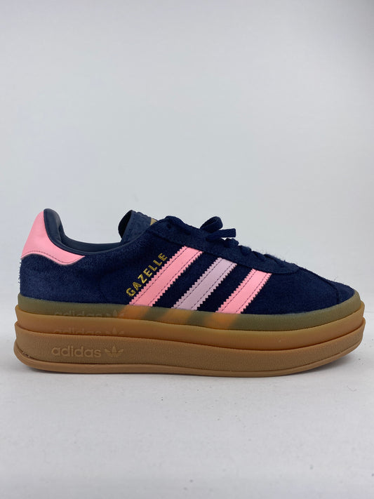 adidas Gazelle Bold Night Indigo Glow Pink Gold Metallic (Taille 36 2/3)