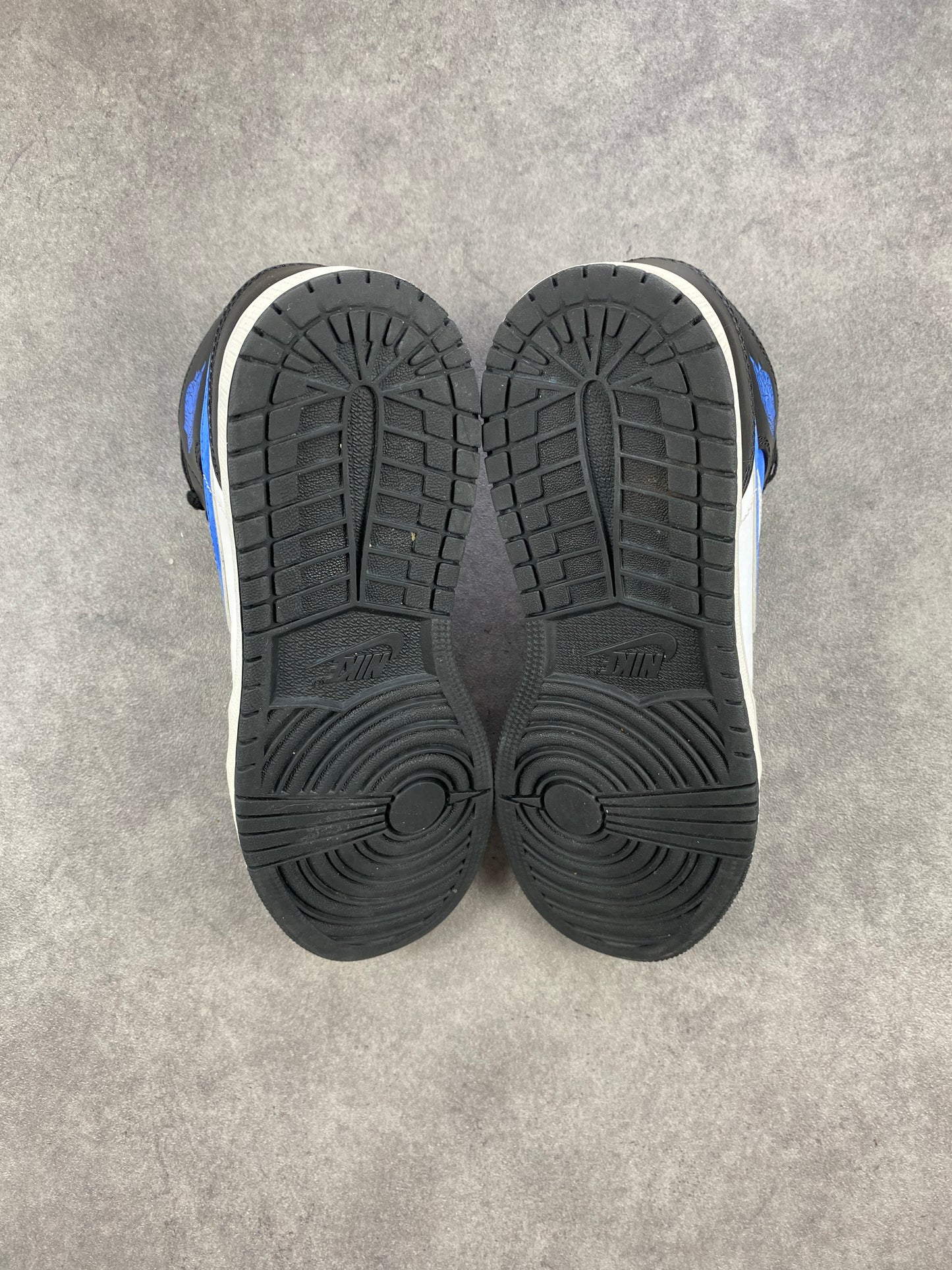 Jordan 1 Mid White Black Racer Blue (GS)