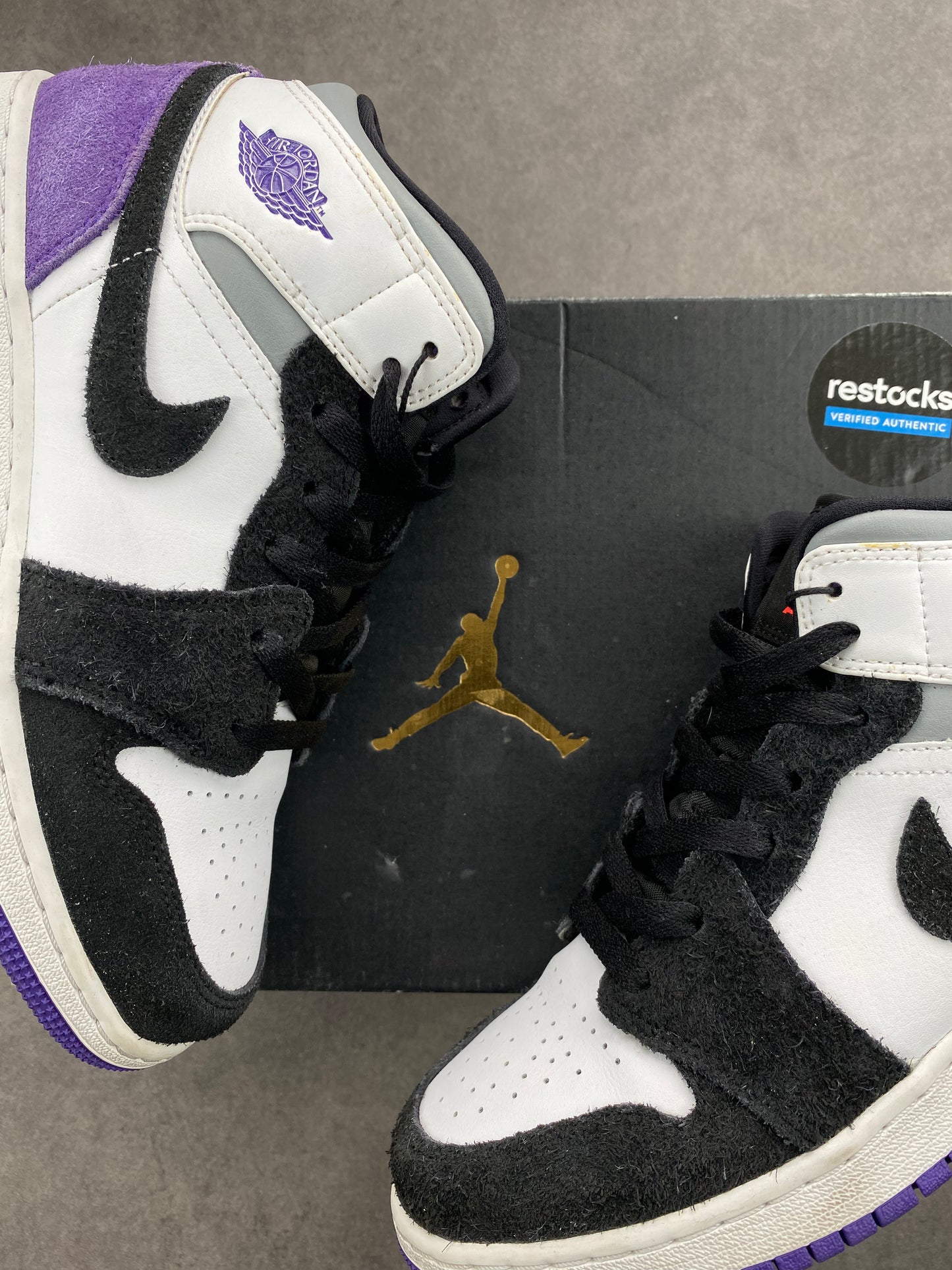 Jordan 1 Mid SE Purple (GS)