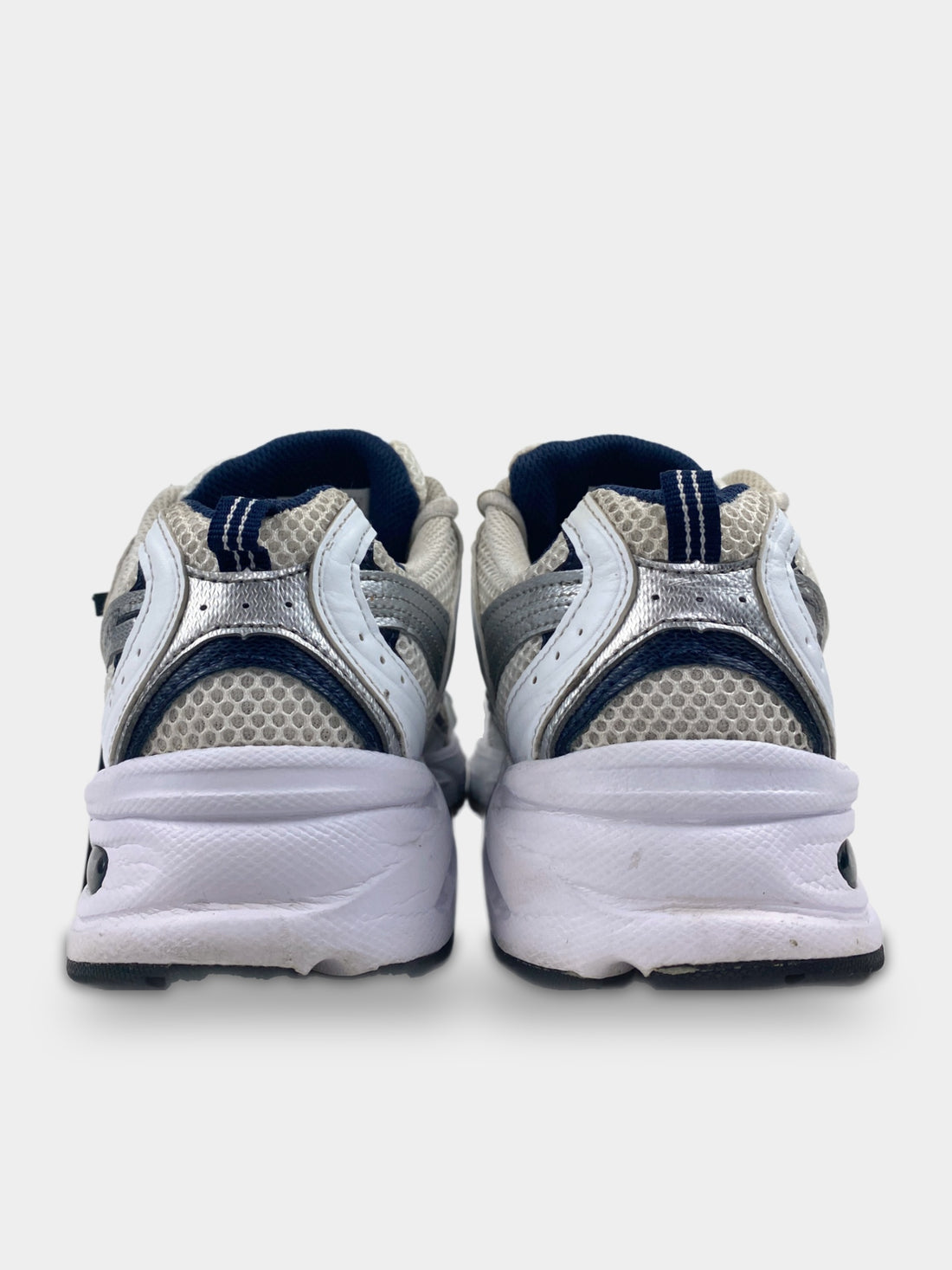 New Balance 530 White Silver Navy