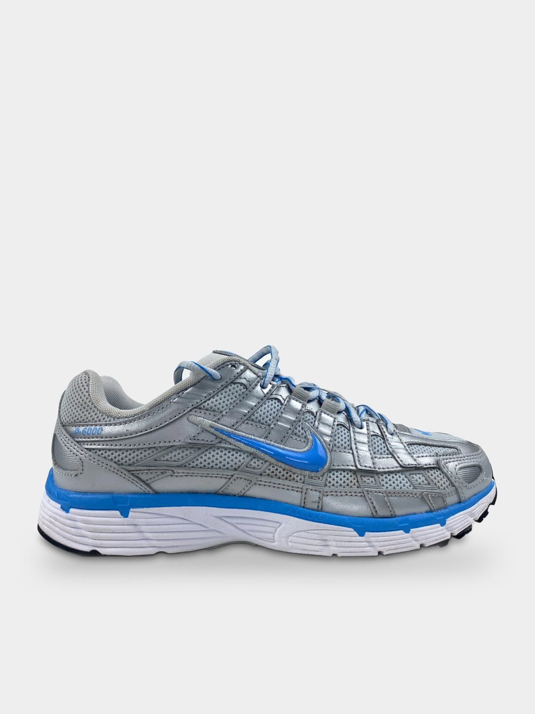 Nike P-6000 Metallic Platinum Pure Platinum Metallic Silver University Blue