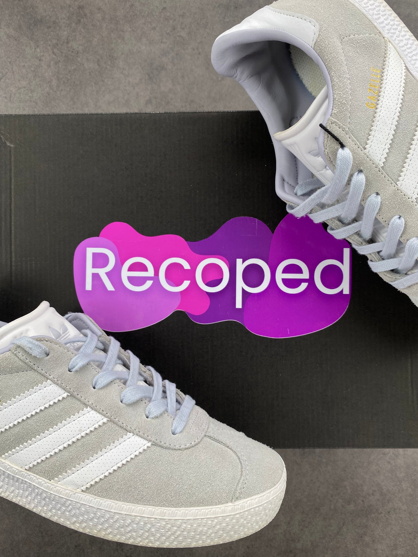 Adidas Gazelle Gray White