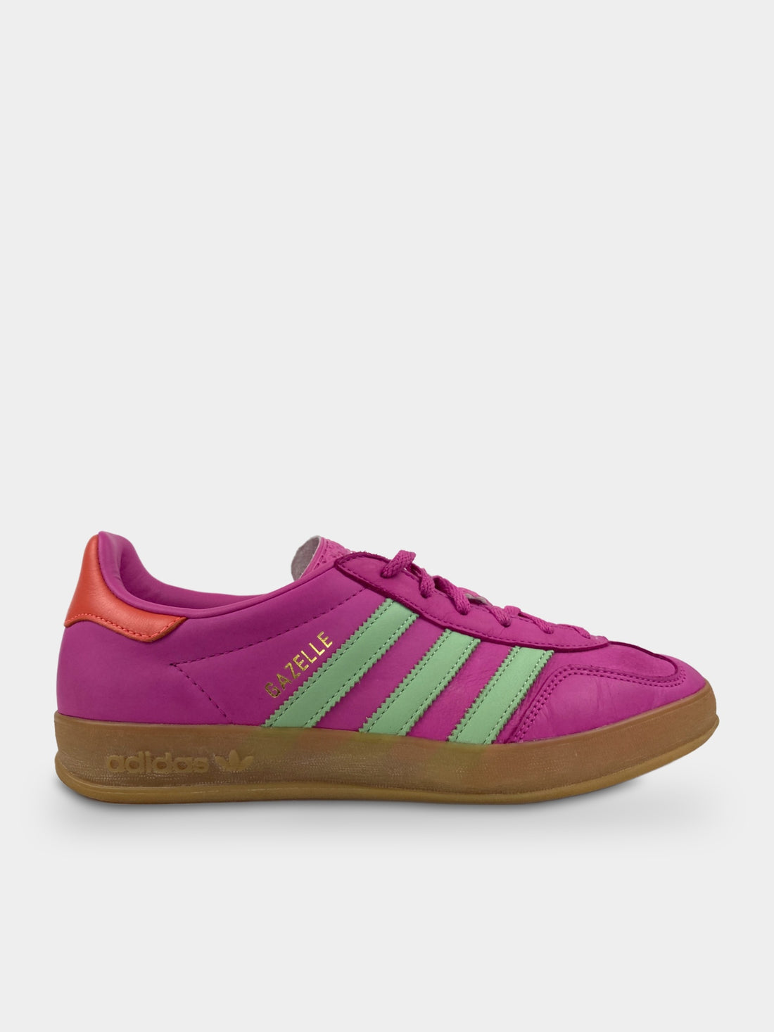 Adidas Gazelle Indoor Semi Lucid Fuchsia Semi Green Spark Coral
