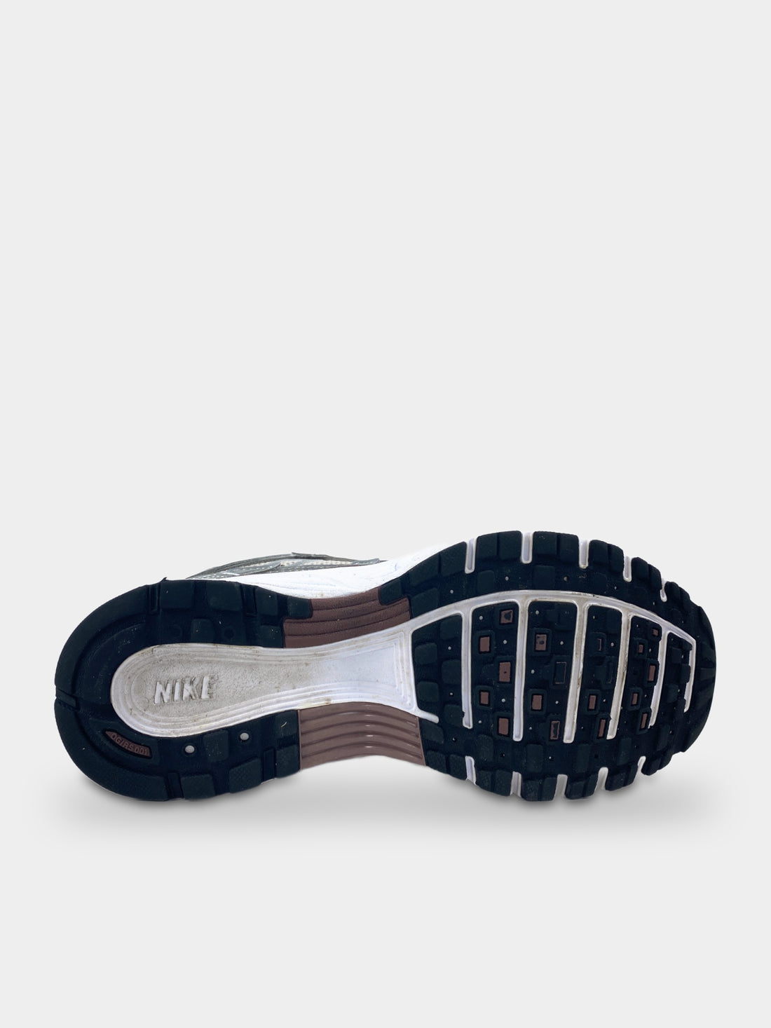 Nike P-6000 White Metallic Silver Tattoo