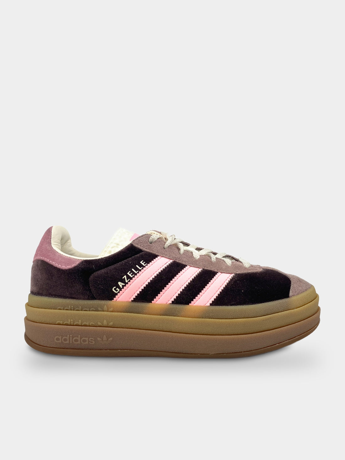 Adidas Gazelle Bold Shadow Brown Warm Clay Glow Pink