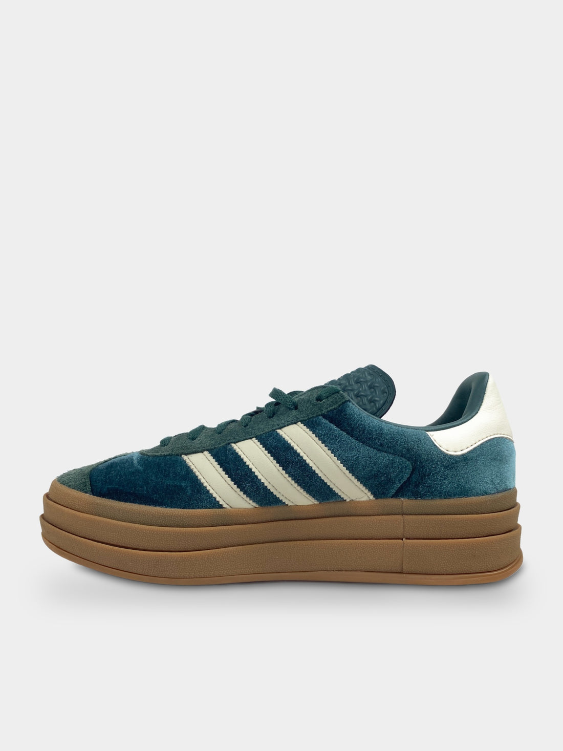 Adidas Gazelle Bold Mineral Green Velvet