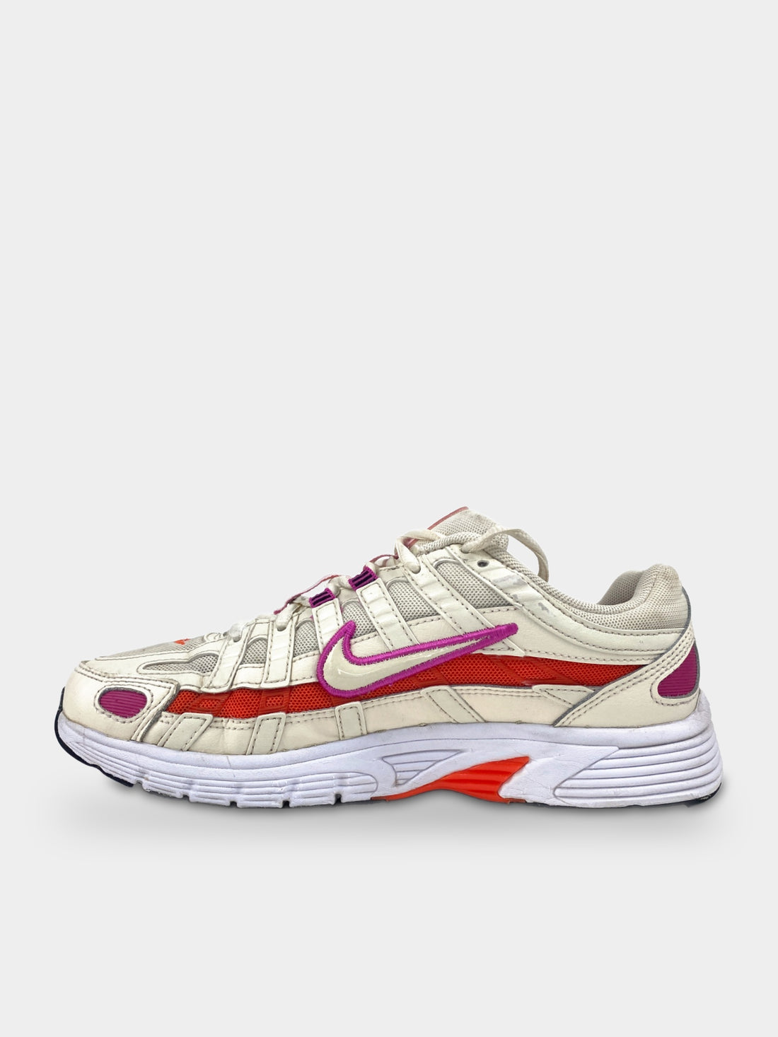 Nike P-6000 Essential Pale Ivory Team Orange