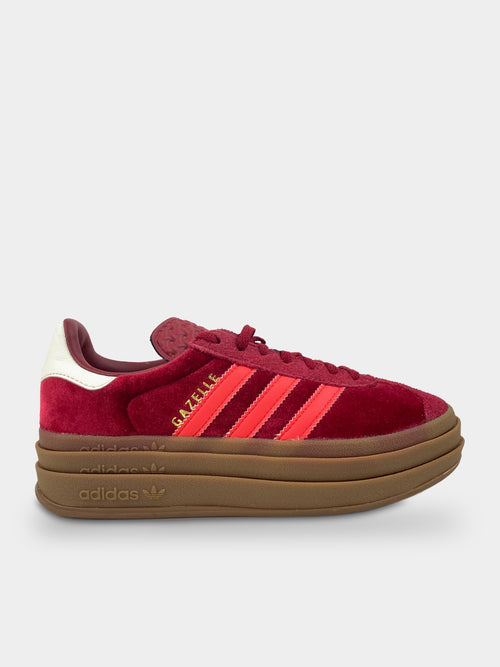Adidas Gazelle Bold Bright Rouge Velvet (Taille 37 1/3)