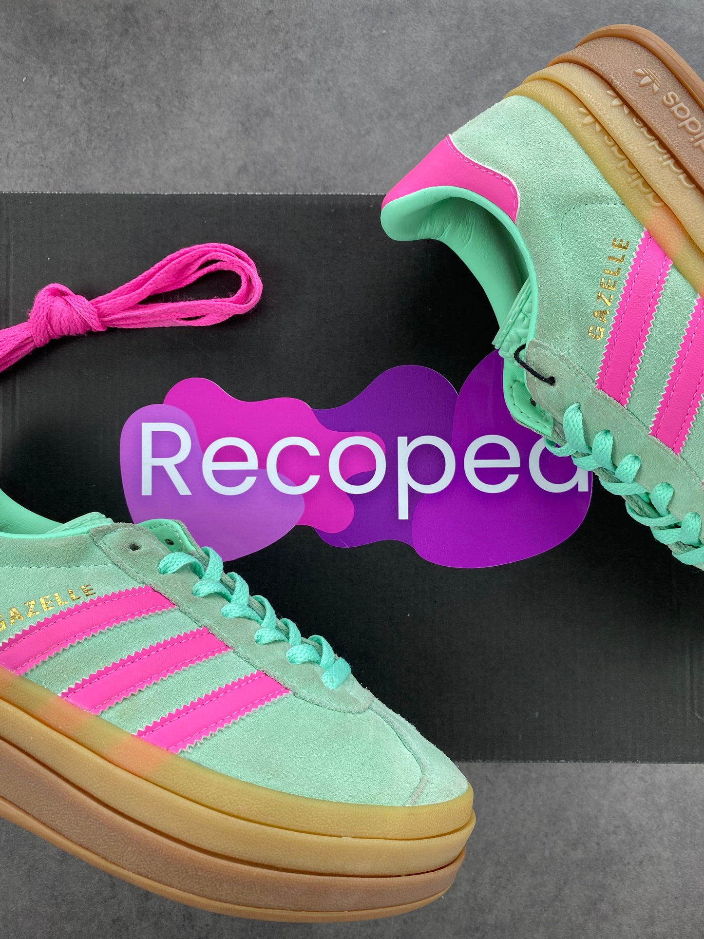 Adidas Gazelle Bold Mint Pink