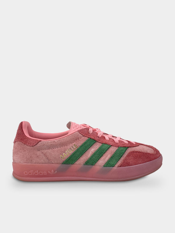Adidas Gazelle Indoor Semi Pink Spark Preloved Scarlet