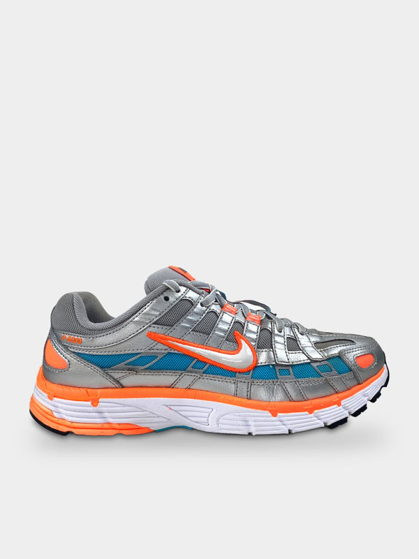 Nike P-6000 Metallic Silver Crimson Blue Fury