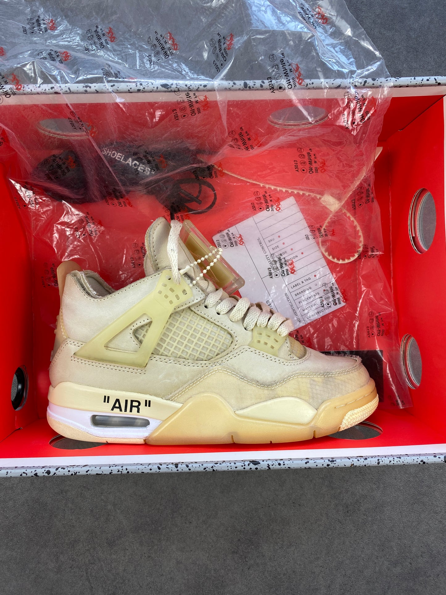 Jordan 4 Retro Off-White Sail (Women's)