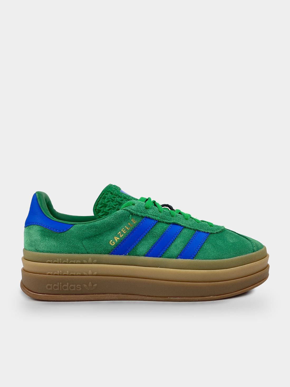 Adidas Gazelle Bold Green Blue Gum