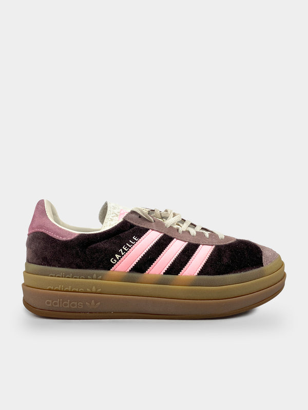 Adidas Gazelle Bold Shadow Brown Warm Clay Glow Pink