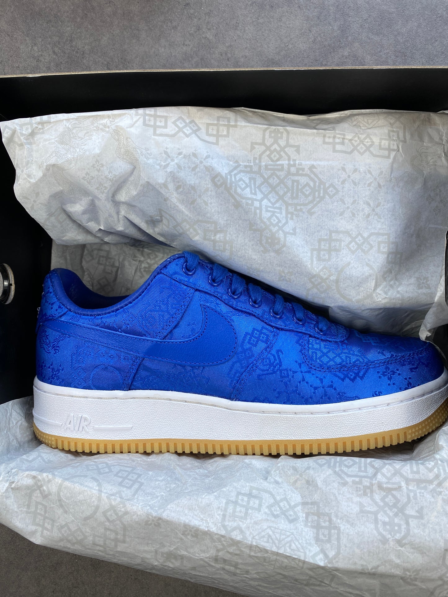 Nike Air Force 1 Low CLOT Blue Silk