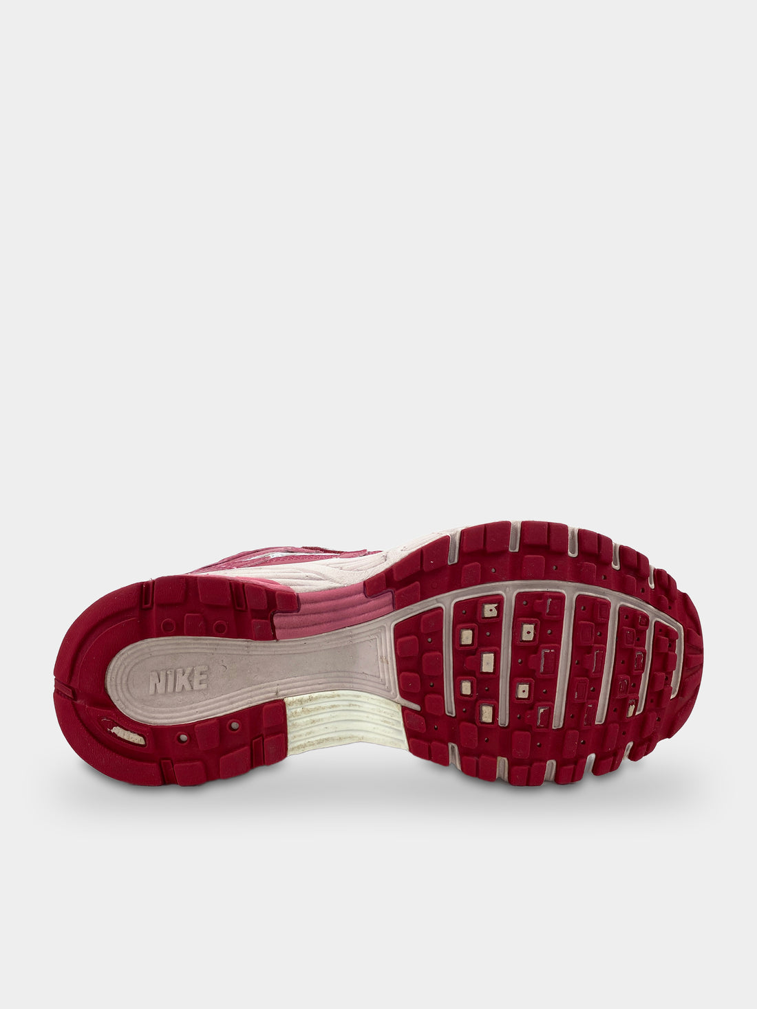 Nike P-6000 White Silt Red Peony