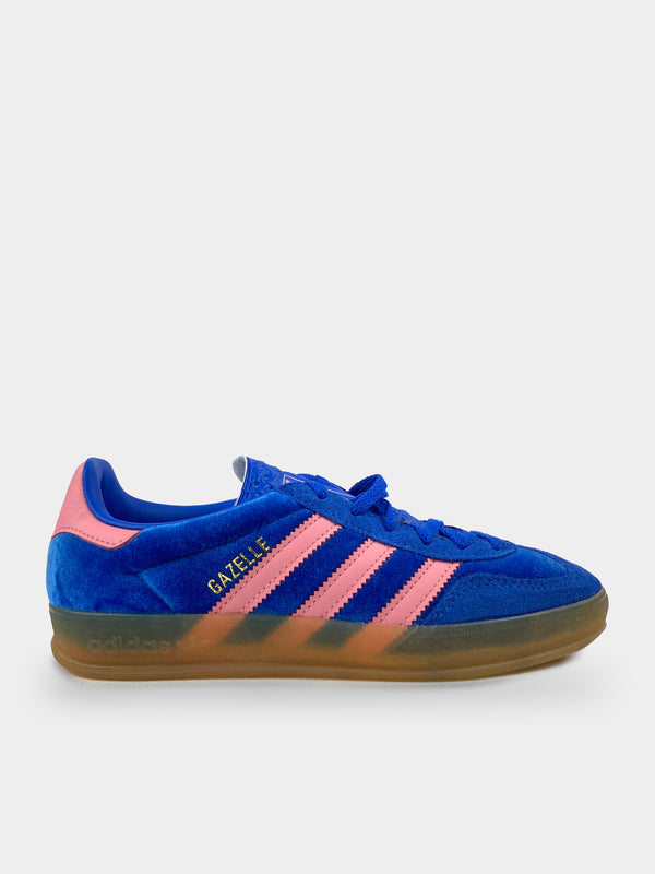 Adidas Gazelle Indoor Blue Semi Pink Spark