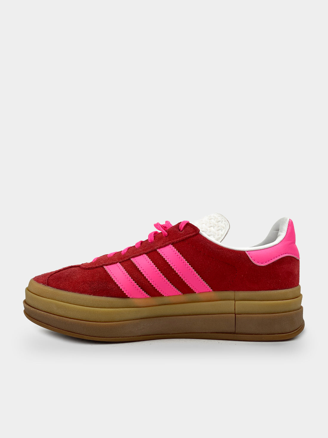 Adidas Gazelle Bold Collegiate Red Lucid Pink