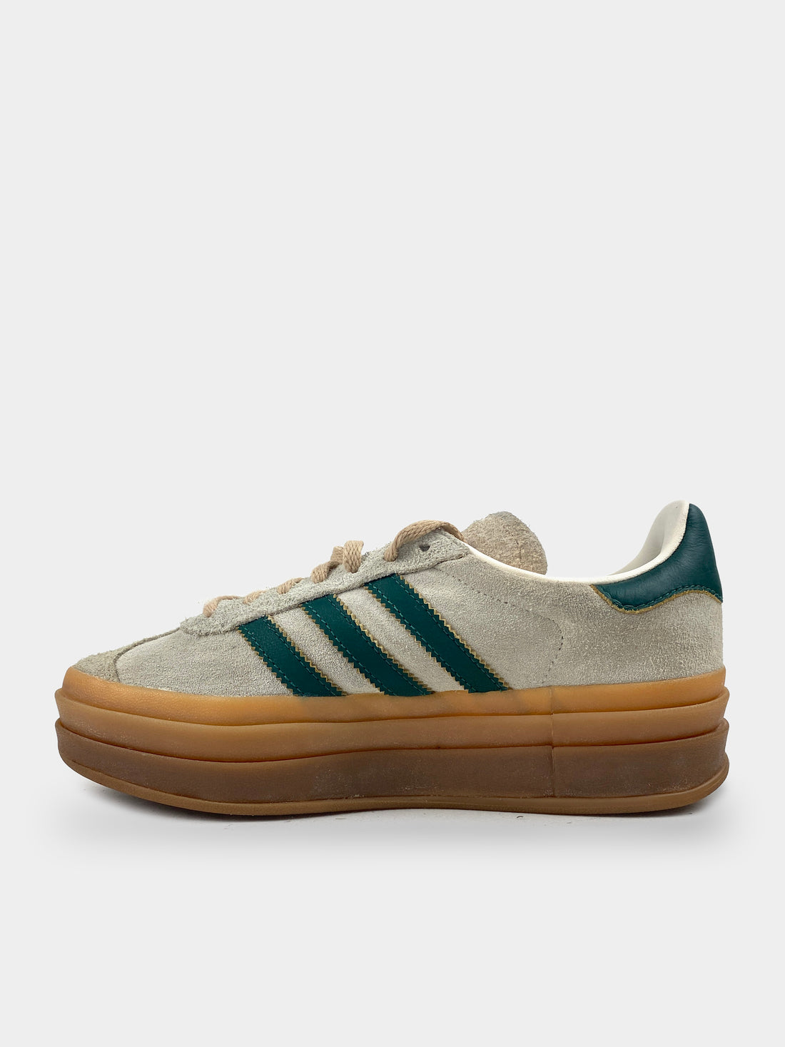 Adidas Gazelle Bold Magic Beige Collegiate Green