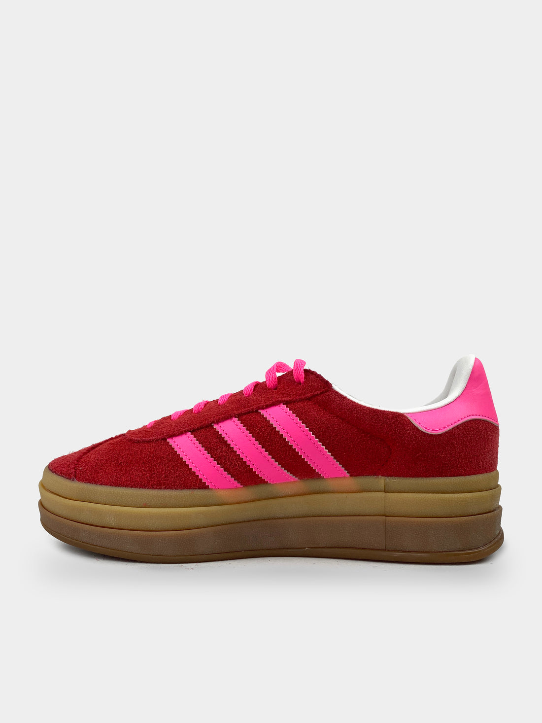 Adidas Gazelle Bold Collegiate Red Lucid Pink
