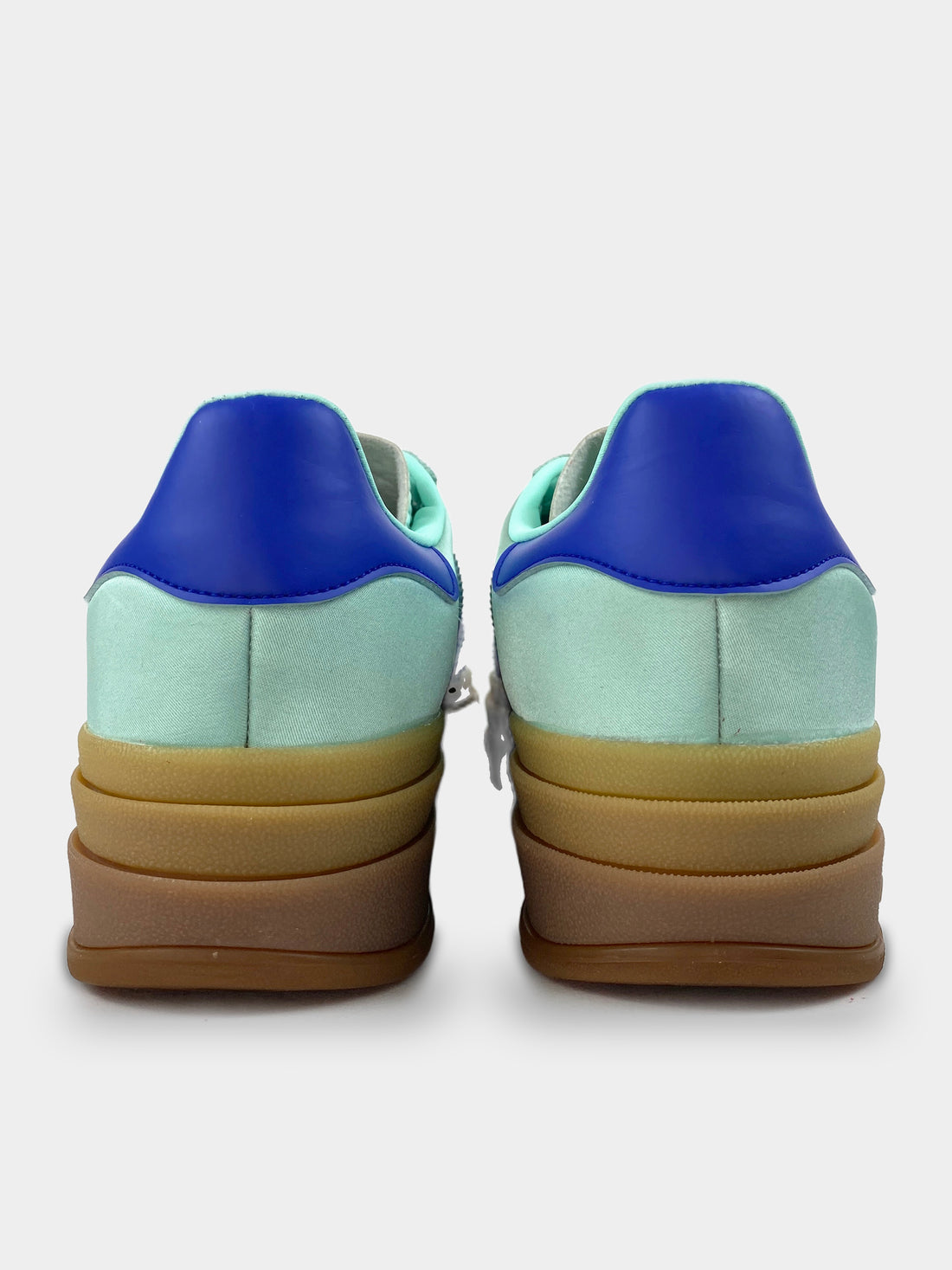 Adidas Gazelle Bold Clear Mint Lucid Blue Gold Metallic