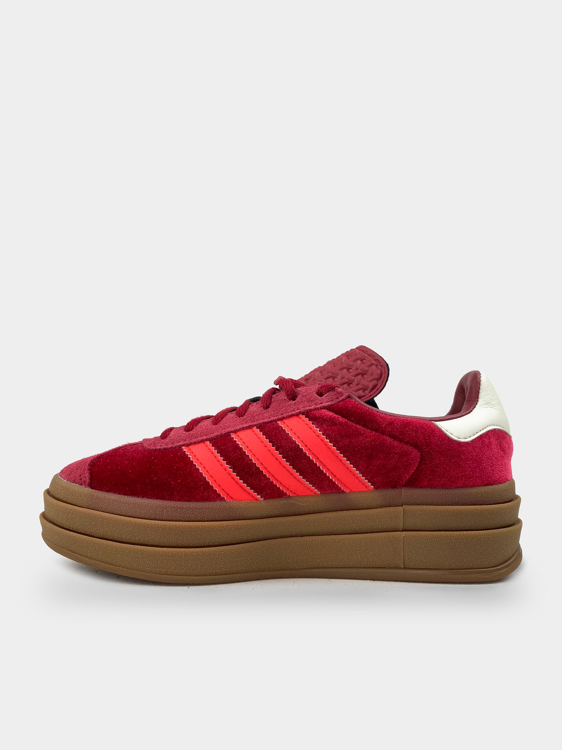 Adidas Gazelle Bold Bright Red Velvet