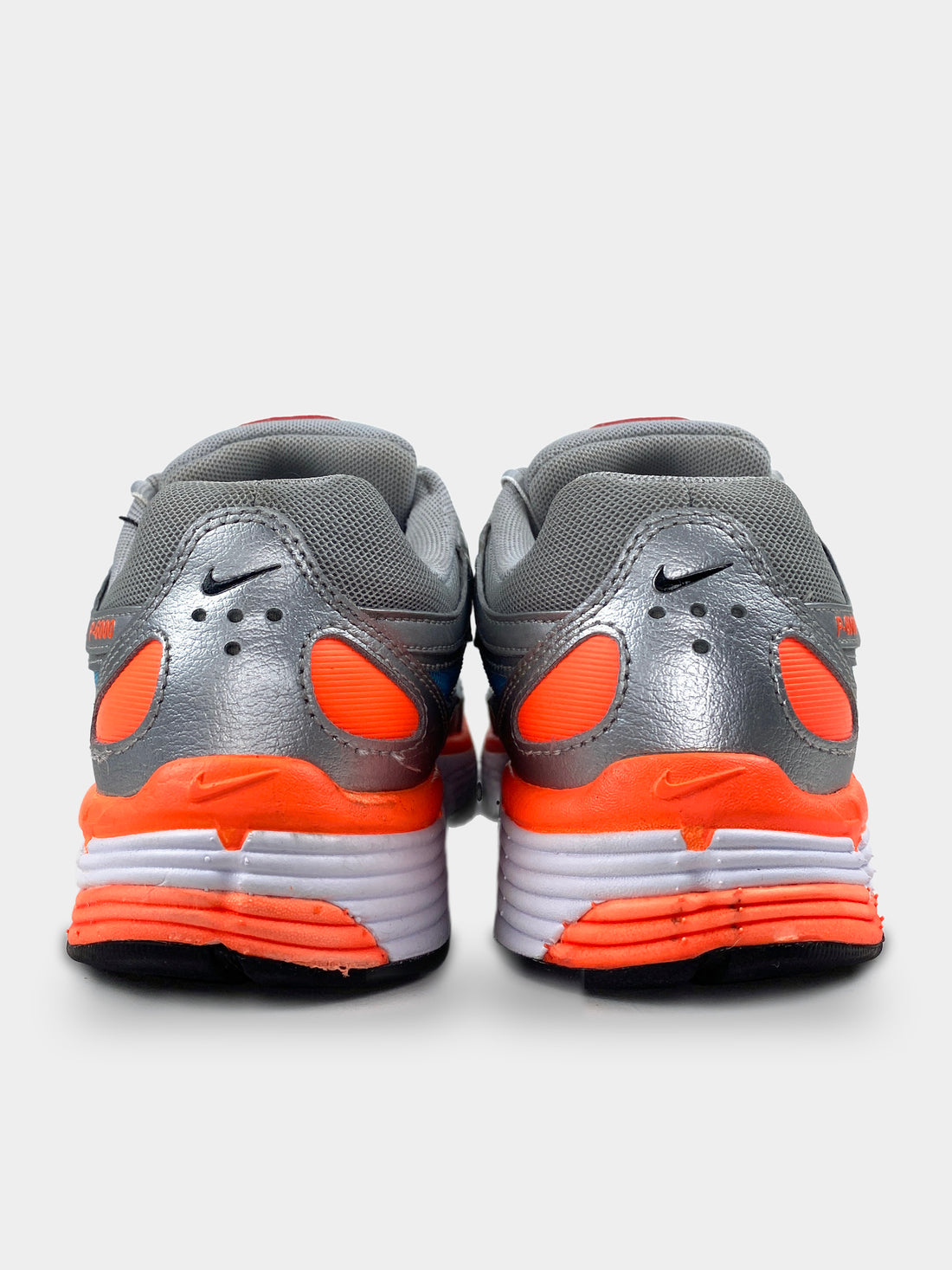 Nike P-6000 Metallic Silver Crimson Blue Fury