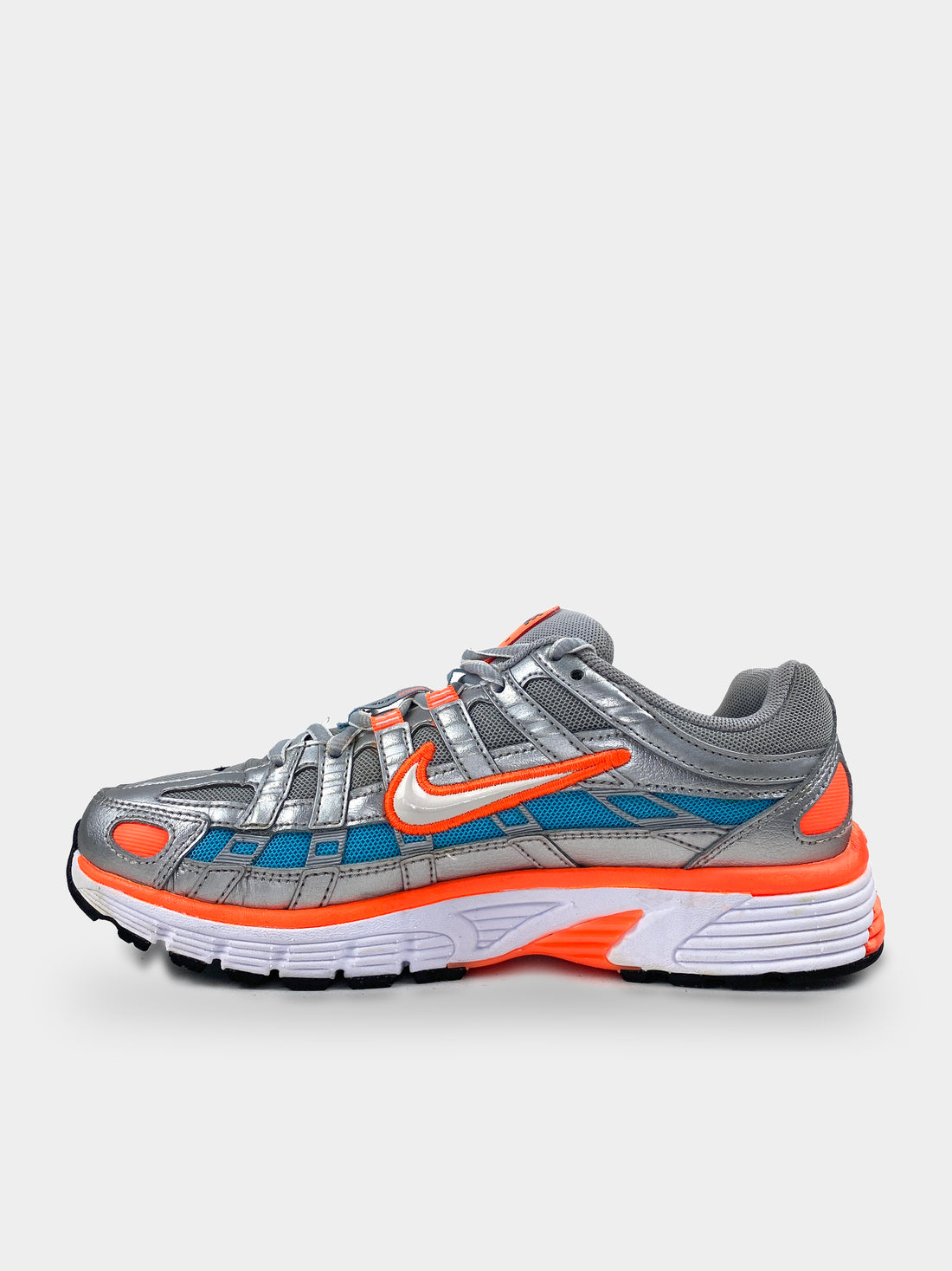 Nike P-6000 Metallic Silver Crimson Blue Fury