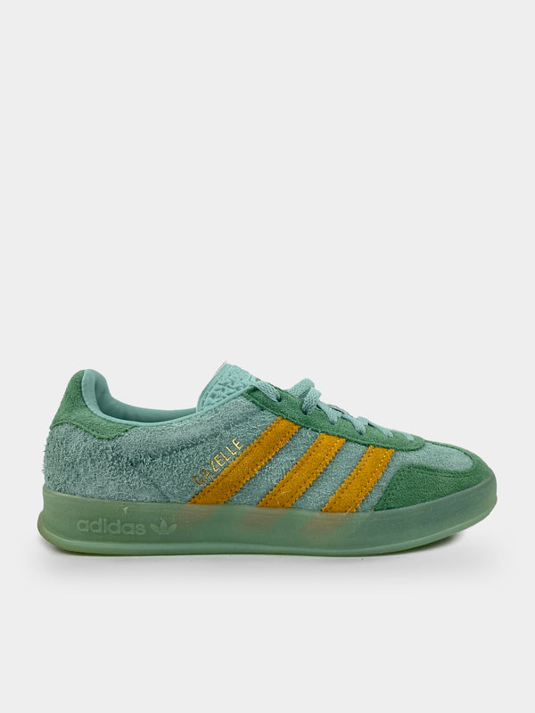 Adidas Gazelle Indoor Hazy Green Crew Yellow