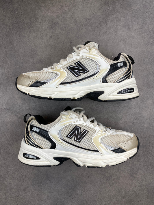 New Balance 530 White Light Gold Metallic