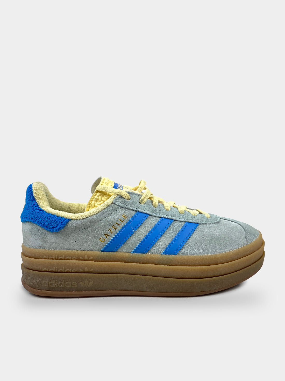 Adidas Gazelle Bold Almost Blue Yellow