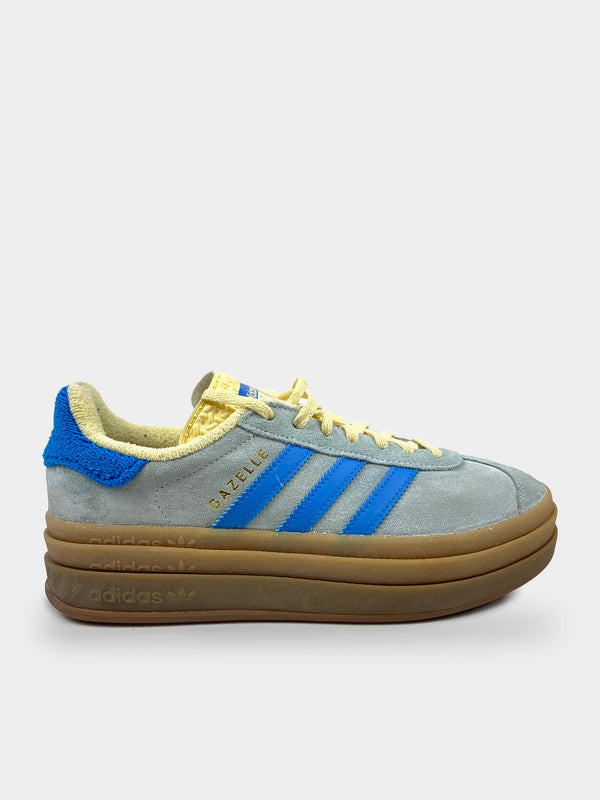 Adidas Gazelle Bold Almost Blue Yellow