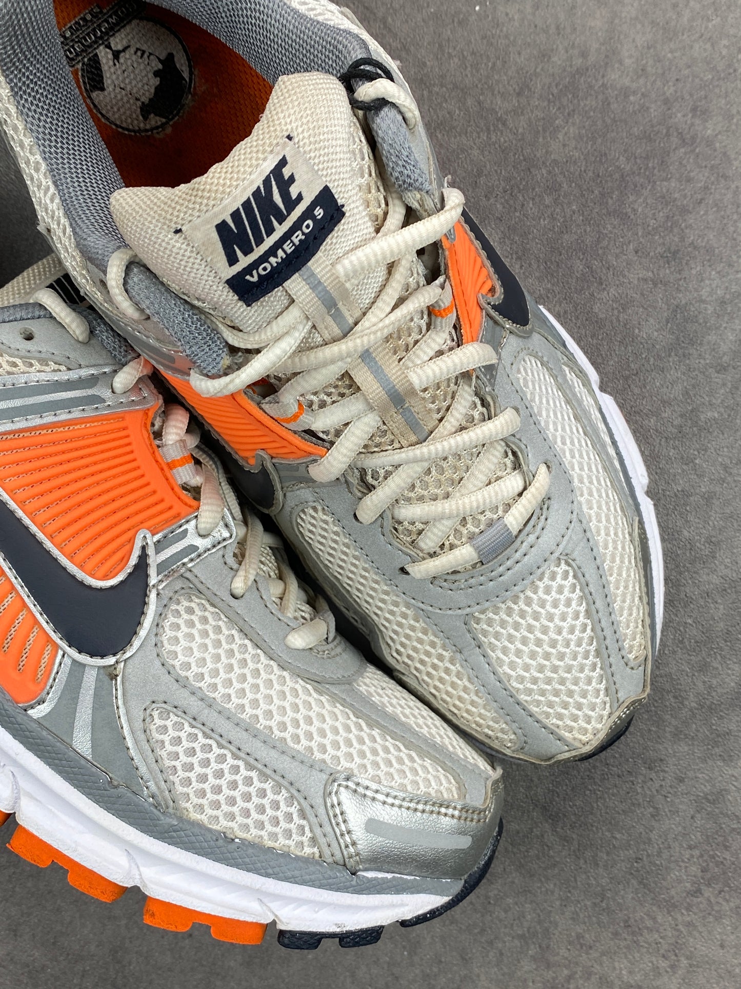 Nike Zoom Vomero 5 Platinum Tint Safety Orange
